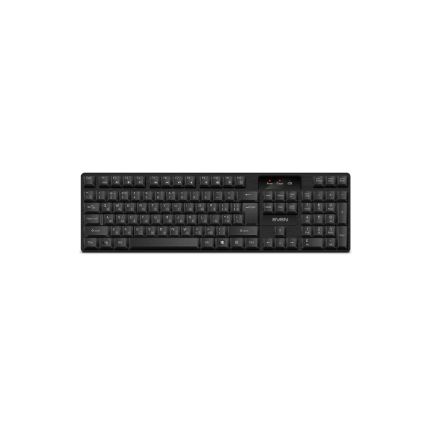 Keyboard Sven KB-C2300W, EN/RU, Black