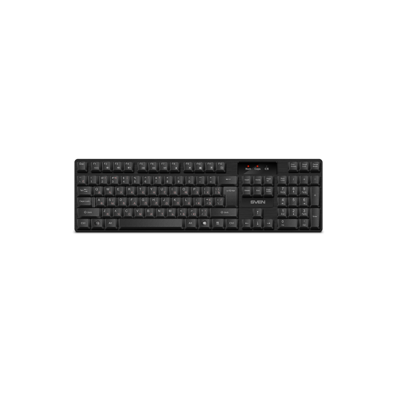 Клавиатура Sven KB-C2300W, EN/RU, Black