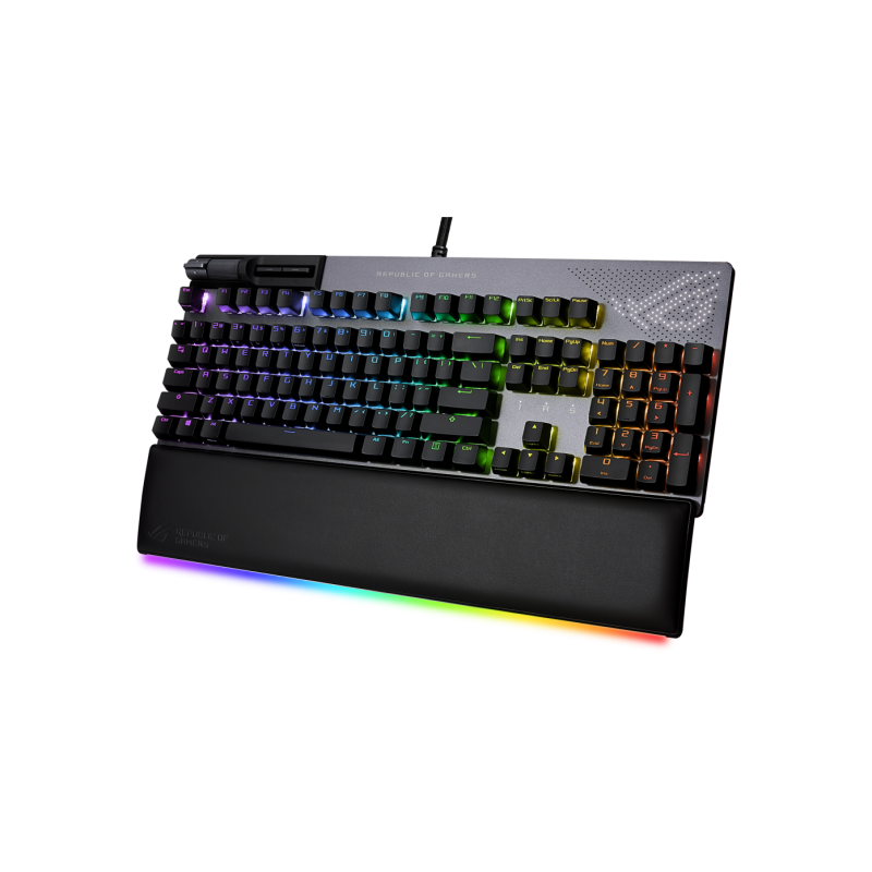Gaming Keyboard Asus ROG Strix Flare II Animate, Mechanical, NX Red SW, PBT, US Layout, LED display