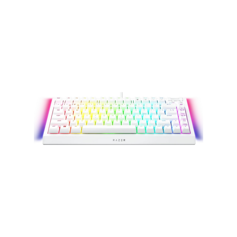 Gaming Keyboard Razer BlackWidow V4 75% Hot-Swappable US Layout White
