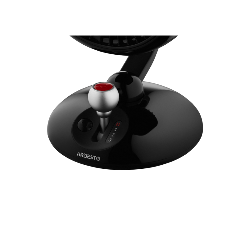 Fan ARDESTO AviaFan FT-F3600BL, 12cm,rechargeable, backlight, USB-A Type-C, Black
