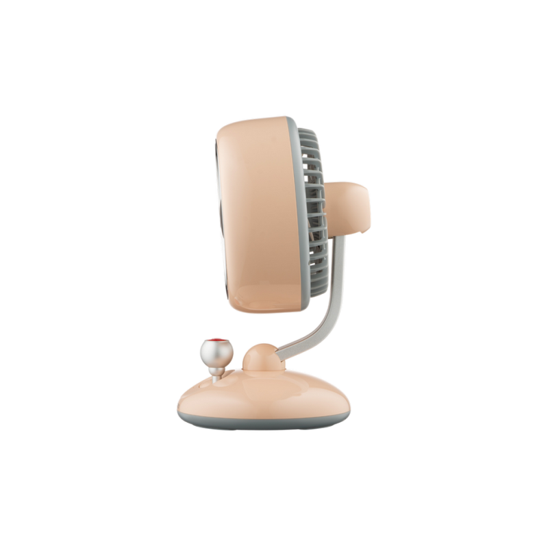 Fan ARDESTO AviaFan FT-F3600BG, 12cm,rechargeable, backlight, USB-A Type-C, Beige