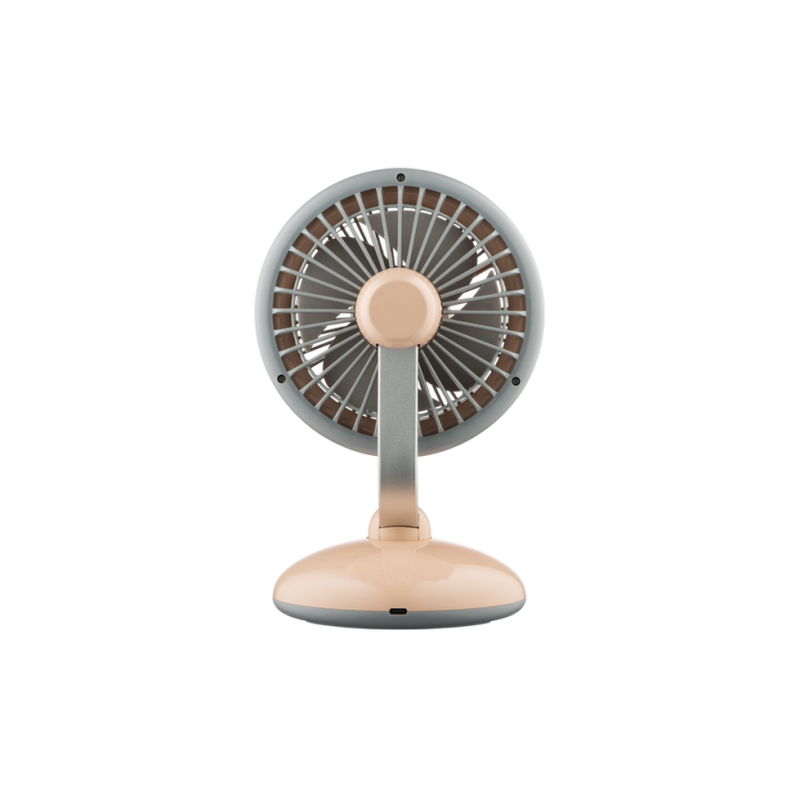 Fan ARDESTO AviaFan FT-F3600BG, 12cm,rechargeable, backlight, USB-A Type-C, Beige