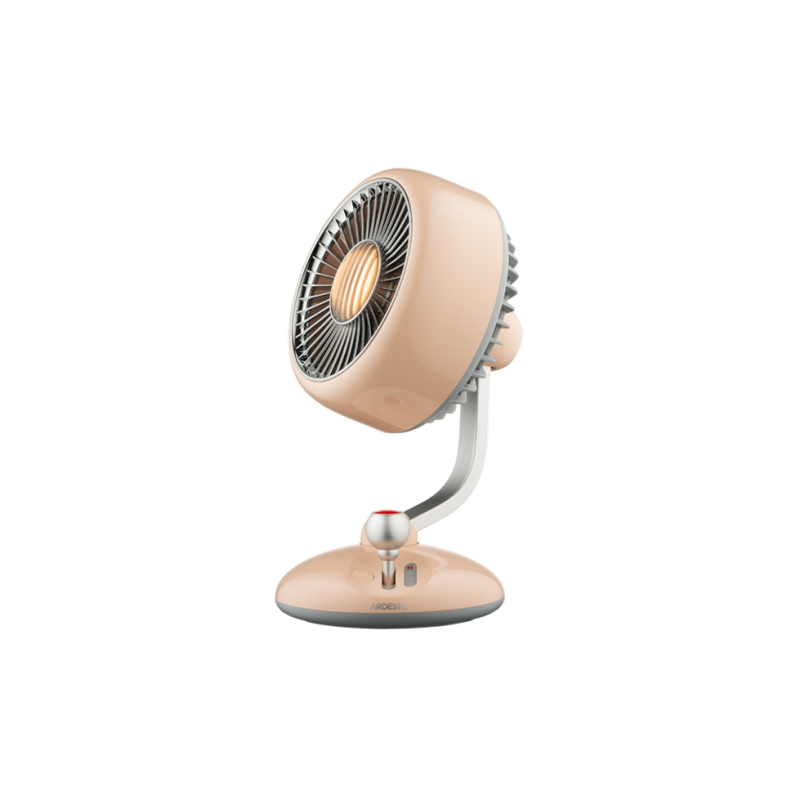 Fan ARDESTO AviaFan FT-F3600BG, 12cm,rechargeable, backlight, USB-A Type-C, Beige