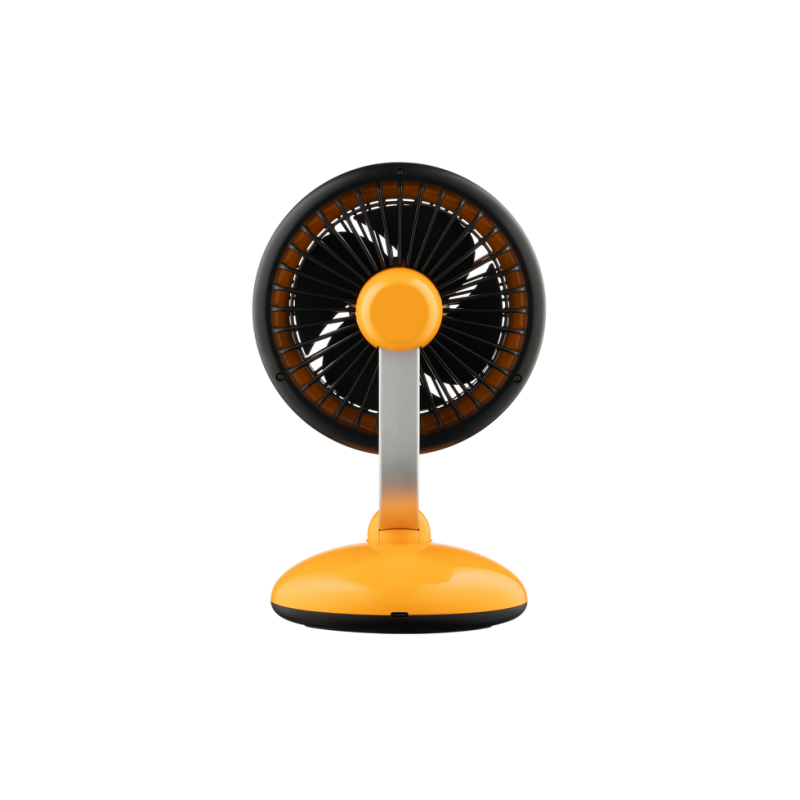 Fan ARDESTO AviaFan FT-F3600Y, 12cm, rechargeable, backlight, USB-A Type-C, Yellow