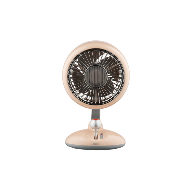 Fan ARDESTO AviaFan FT-F3600BG, 12cm,rechargeable, backlight, USB-A Type-C, Beige