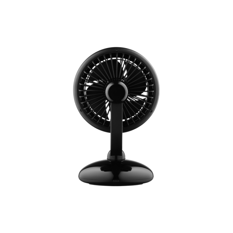 Fan ARDESTO AviaFan FT-F3600BL, 12cm,rechargeable, backlight, USB-A Type-C, Black