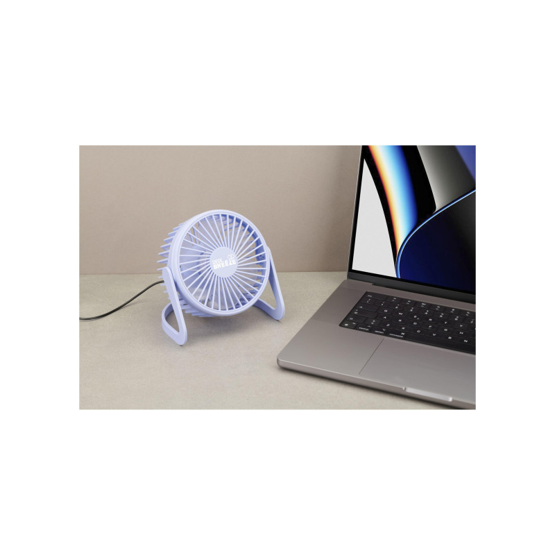 Fan Cellularline Desk Breeze, Violet