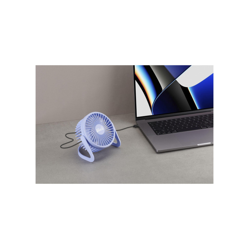 Fan Cellularline Desk Breeze, Violet