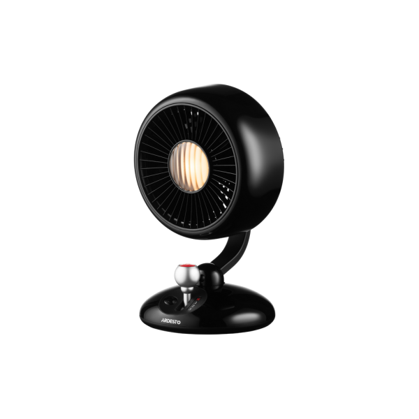 Fan ARDESTO AviaFan FT-F3600BL, 12cm,rechargeable, backlight, USB-A Type-C, Black