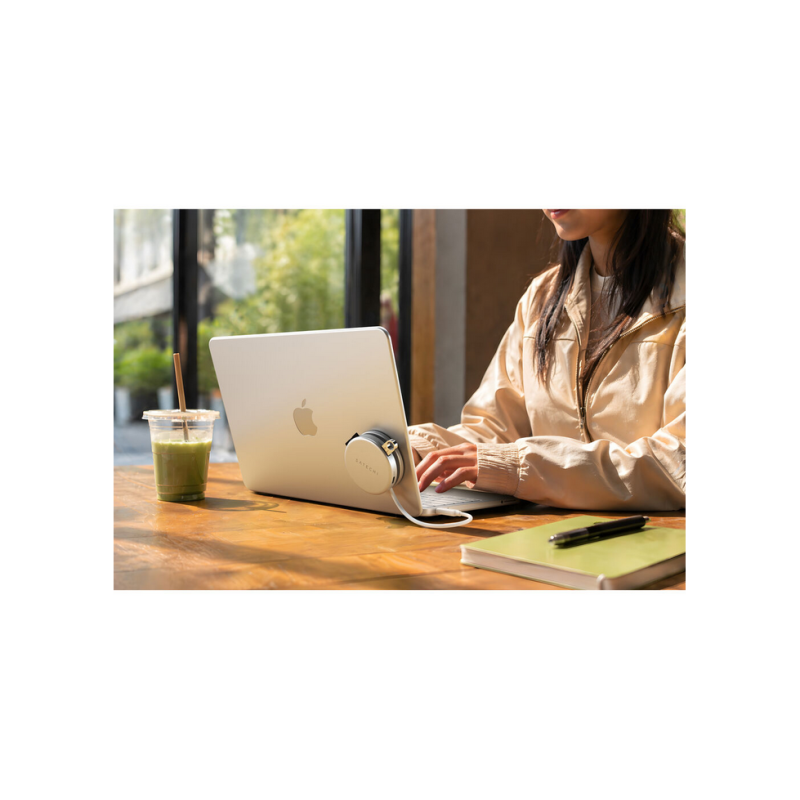 Satechi OntheGo™ 5-in-1 Multiport Silver, USB-C Host, USB-C PD60W, USB-C 3.2Gen1, USB-A 3.2Gen1, SD/HDMI 4K@60Hz