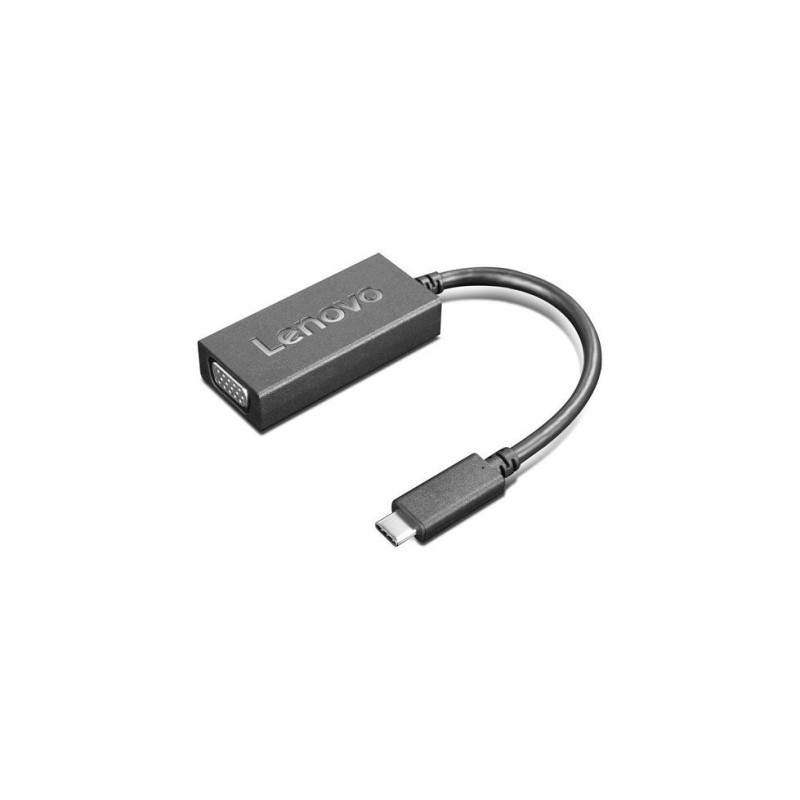 Адаптер Lenovo USB-C — VGA, черный