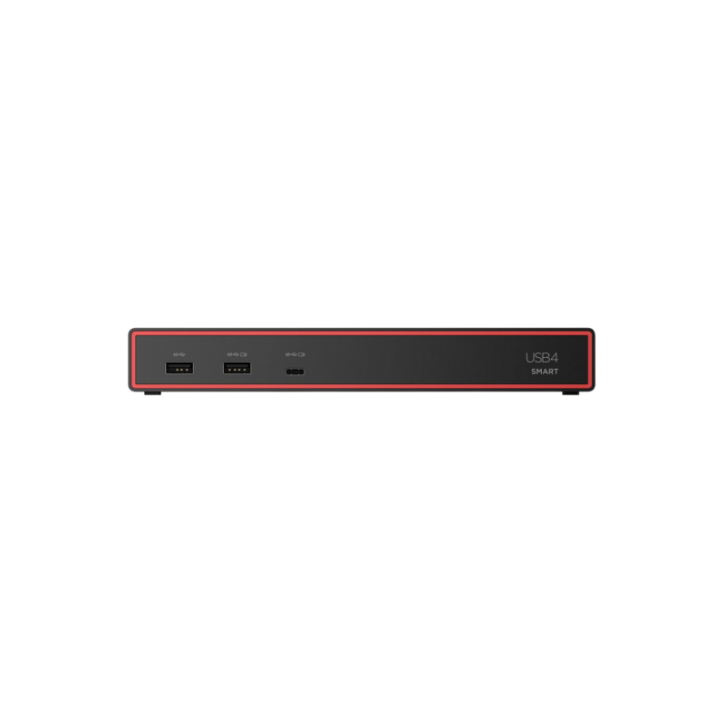 Lenovo ThinkPad USB4 Smart Dock 5500, 1xTBT 4, 4xUSB-A 3.2 G2, 2xUSB-C 3.2 G2, 2xDP 1.4, 1xRJ45(1Gb), 1xHDMI 2.1,