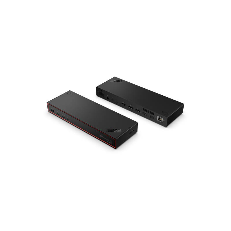 Lenovo ThinkPad TB5 Smart Dock 7500, 2xTBT 5, 3xUSB-A 3.2 Gen 2(10Gbps), 2xUSB-C(10Gbps),2xDP 2.1, 1xHDMI 2.1, LAN
