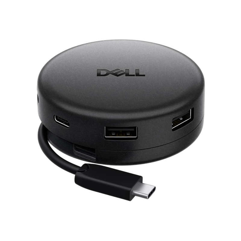Dell Pro DA326 7-in-1 USB-C Multiport Adapter - 1xUSB-A 3.2g1, 1xUSB-A 3.2g2, 1xUSB-C 3.2g2, 1xUSB-C (Data/Video/