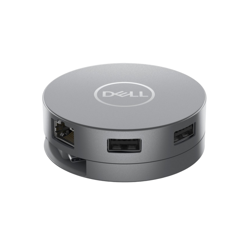 Многопортовый адаптер Dell DA305 6-в-1 USB-C - 2xUSB-A 3.2 gen2, RJ-45, 1x SB-C 3.2 Gen2, HDMI, DP, 84 г