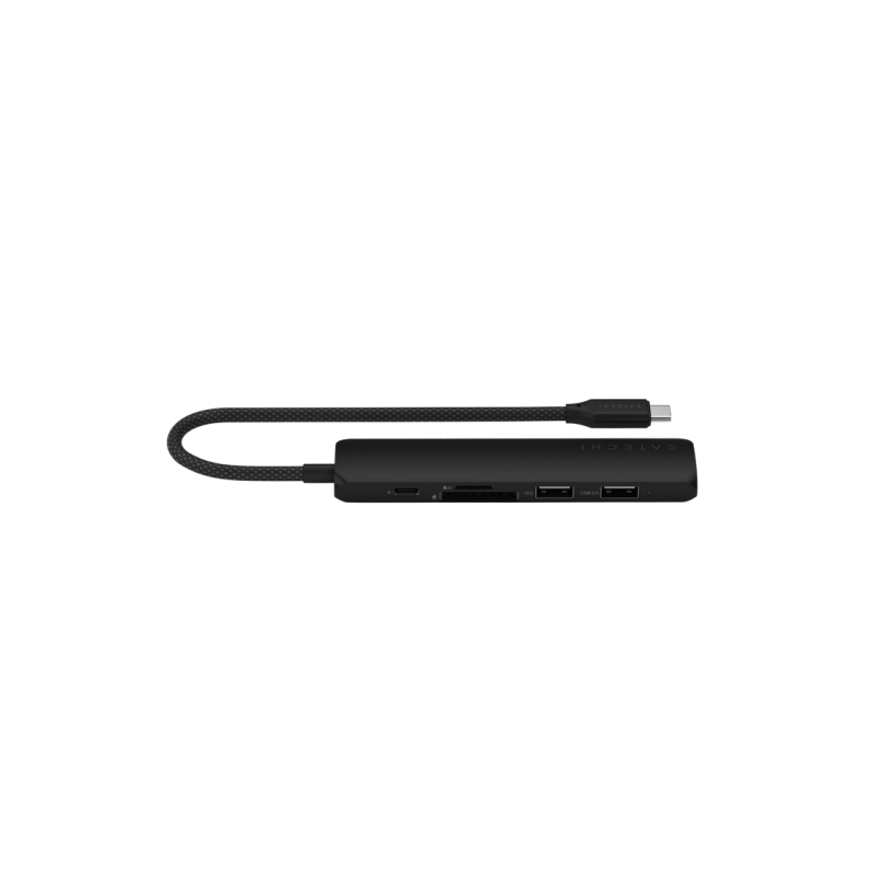 Adapter Satechi Slim multiport 4-in-1 USB-C, Black