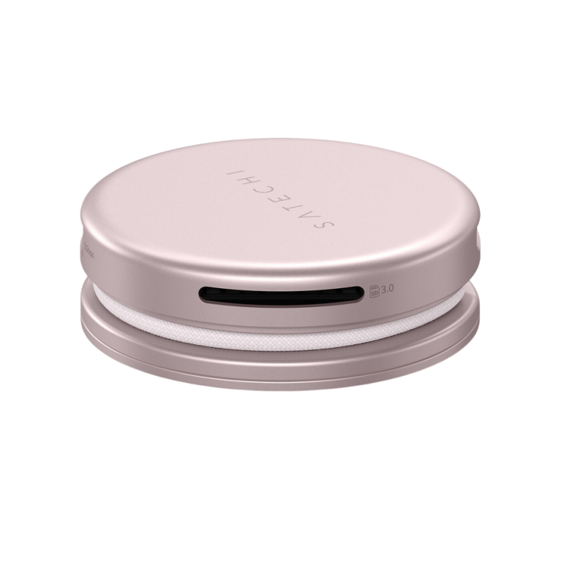 Satechi OntheGo™ 5-in-1 Multiport Blush, USB-C Host, USB-C PD60W, USB-C 3.2Gen1, USB-A 3.2Gen1, SD/HDMI 4K@60Hz