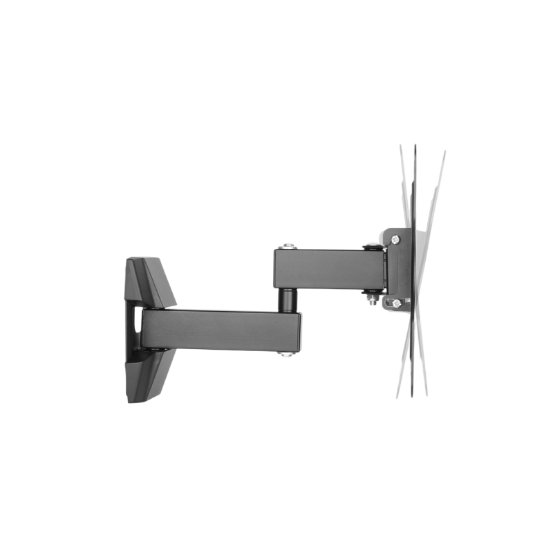 Настенное крепление Gembird "WM-42ST-01" черное, 23"-42", макс. 20 кг, VESA мм: до 200 x 200, расстояние от стены
