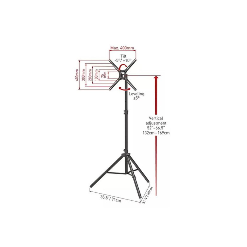 Suport TV Barkan TP310 Black