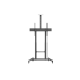 Display/TV Mobile Stand 100P-10060T black; 2 Shelves; 60-100";TV 120kg; Shelves each 5kg;+5°/-10° tilt.;Height
