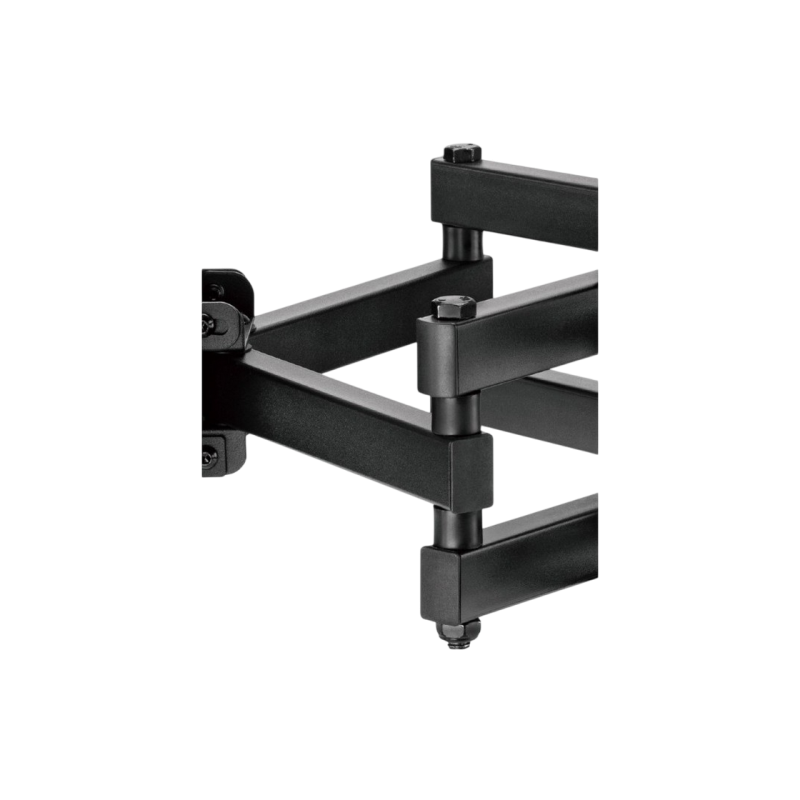 Wall Mount Gembird "WM-80ST-03" Black 37"-80", 40kg, VESA:up 600x400, Wall dist:67~355mm, ±60