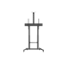 Display/TV Mount Stand Gembird TVS-100T-03, 60-100"; Black, VESA; max 120kg, TV floor stand with caster wheels