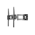 Настенное крепление Gembird "WM-55ST-03", черное, 32–55 дюймов, 35 кг, VESA: до 400 x 400, расстояние от стены: 105–429 мм ±90°,-