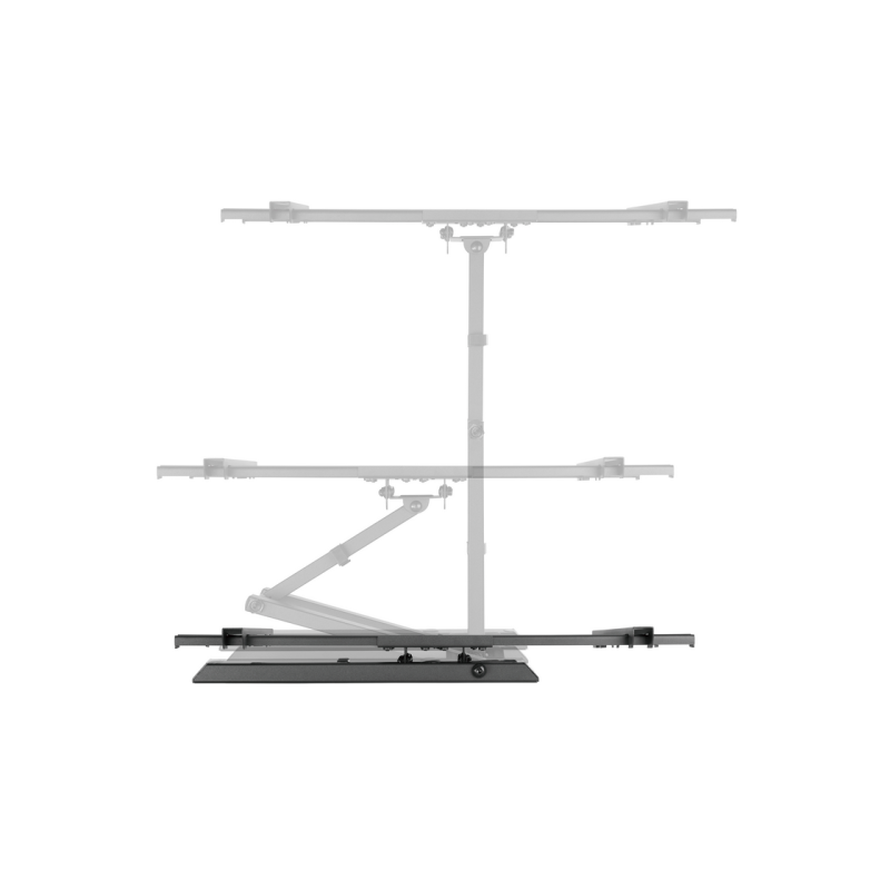 Настенное крепление Gembird "WM-80ST-05" черное, 37"-80", 50 кг, VESA: до 600x400, расстояние от стены: 76~620 мм, ±50