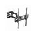 Настенное крепление Gembird "WM-55ST-03", черное, 32–55 дюймов, 35 кг, VESA: до 400 x 400, расстояние от стены: 105–429 мм ±90°,-