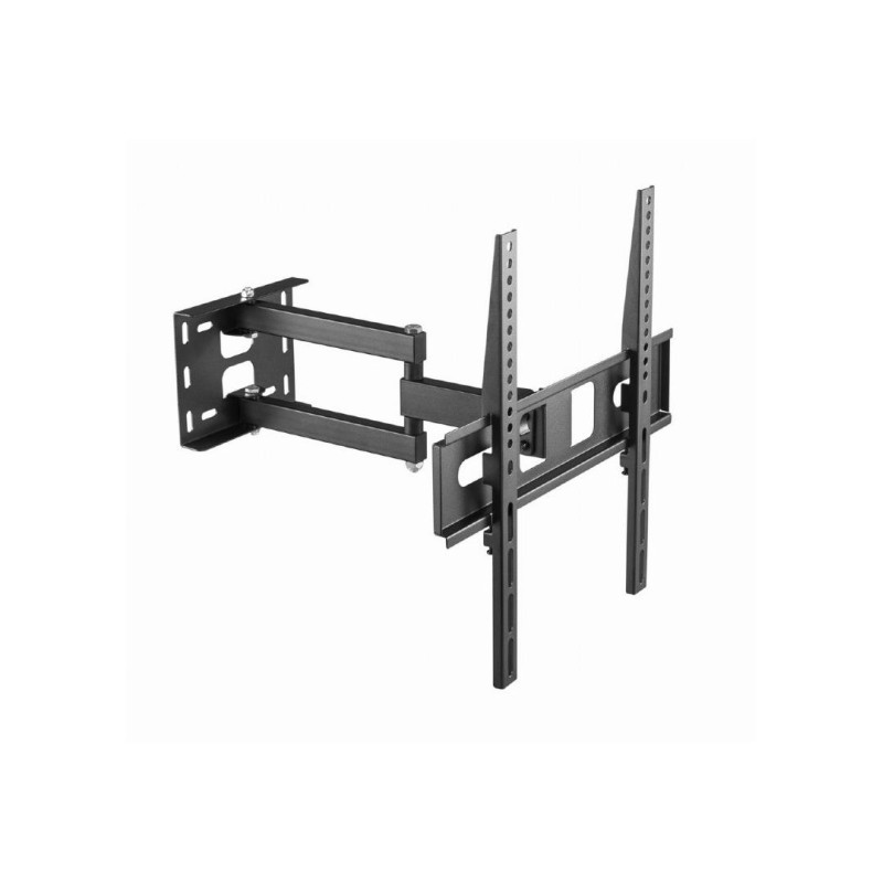 Настенное крепление Gembird "WM-55ST-03", черное, 32–55 дюймов, 35 кг, VESA: до 400 x 400, расстояние от стены: 105–429 мм ±90°,-