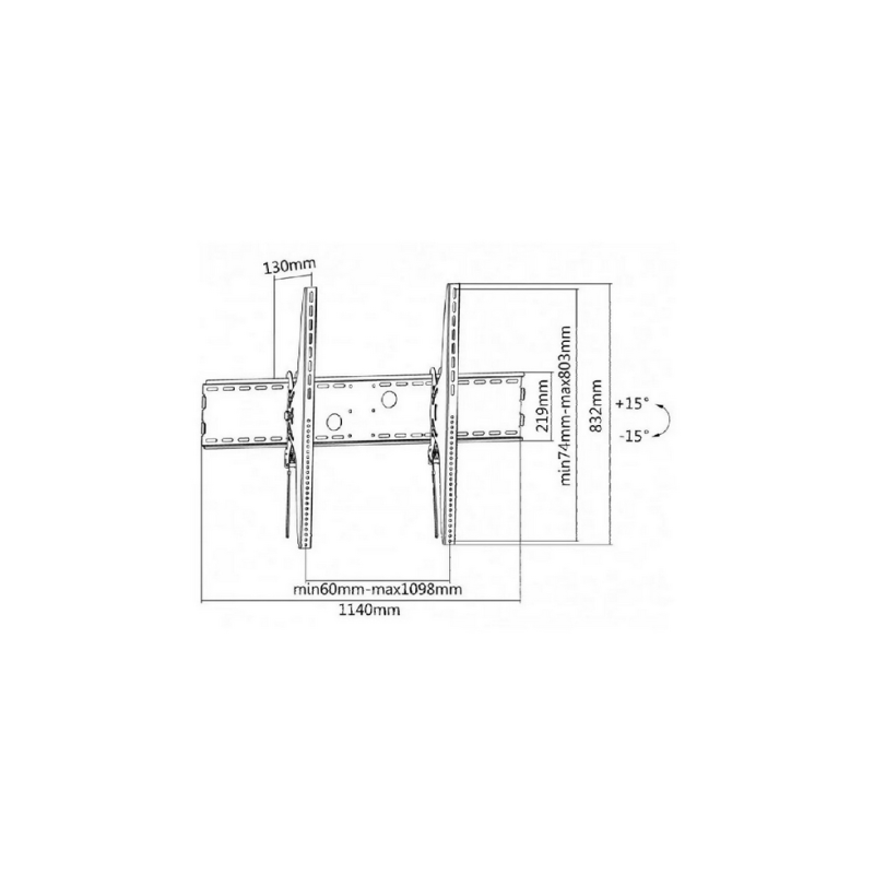 Крепление для телевизора Reflecta PLANO Flat 100-10080
