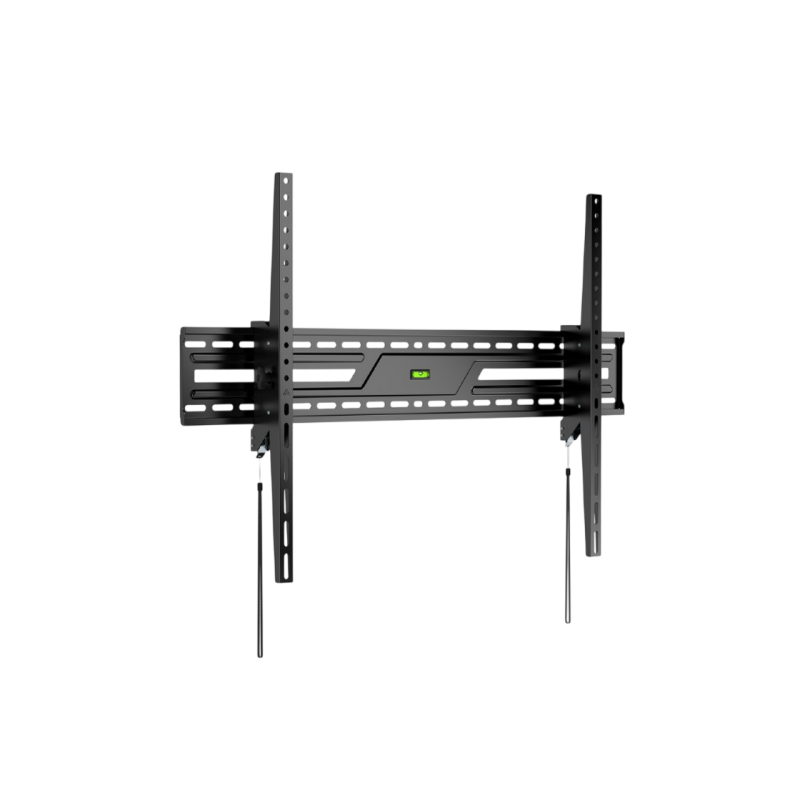 Настенное крепление Gembird "WM-100T-01" черного цвета, 43"-100", 75 кг, VESA: до 600x400, расстояние от стены: 85 мм, 5° ~ -