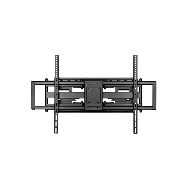 Настенный кронштейн Gembird "WM-120ST-01" черный, 60"-120", 120 кг, VESA: до 900x600, расстояние от стены: 75 ~ 703