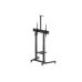 Display/TV Mobile Stand 100P-10060T black; 2 Shelves; 60-100";TV 120kg; Shelves each 5kg;+5°/-10° tilt.;Height