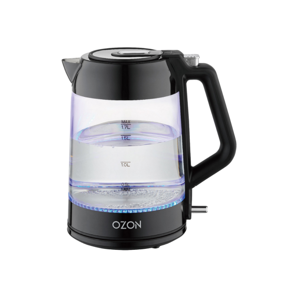 Kettle Ozon EKC-1705A-GS, Black