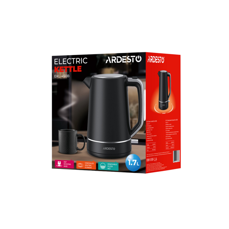 Чайник электрический Ardesto EKL-450B