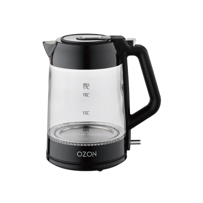 Kettle Ozon EKC-1705A-GS, Black