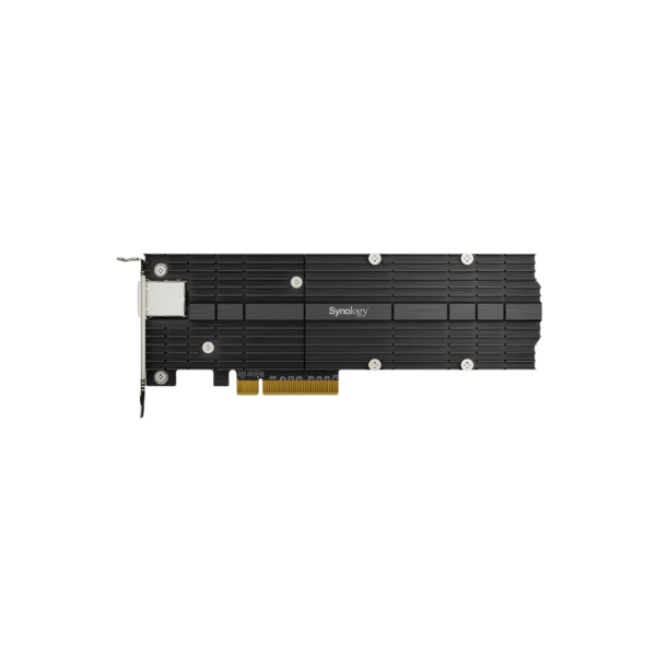 Комбинированная плата адаптера SSD M.2 и 10GbE Synology E10M20-T1, черный