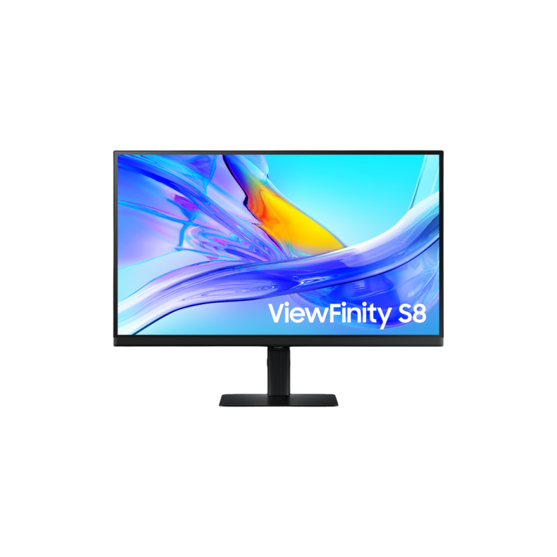 27" SAMSUNG ViewFinity S8 S80UD, Black,IPS,3840x2160,60Hz,5ms,350cd,HDR10,MegaDCR,HDMI+DP+TypeC+USB,LAN,Pivot