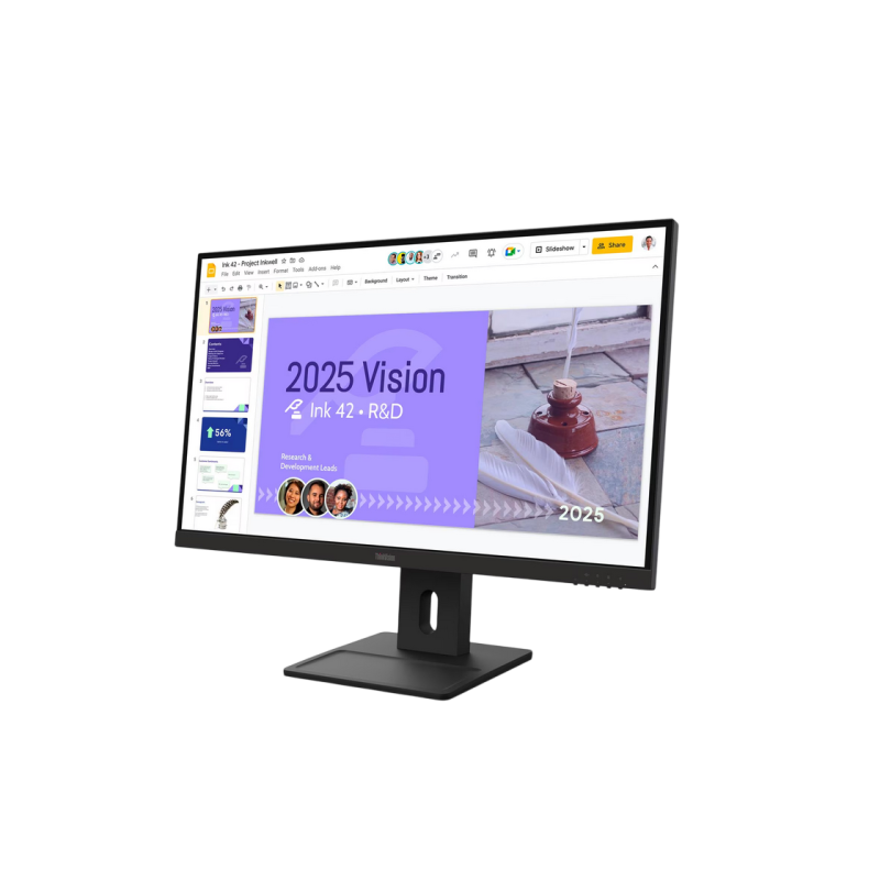27" LENOVO ThinkVision E27Q-40, Black, IPS 2560x1440