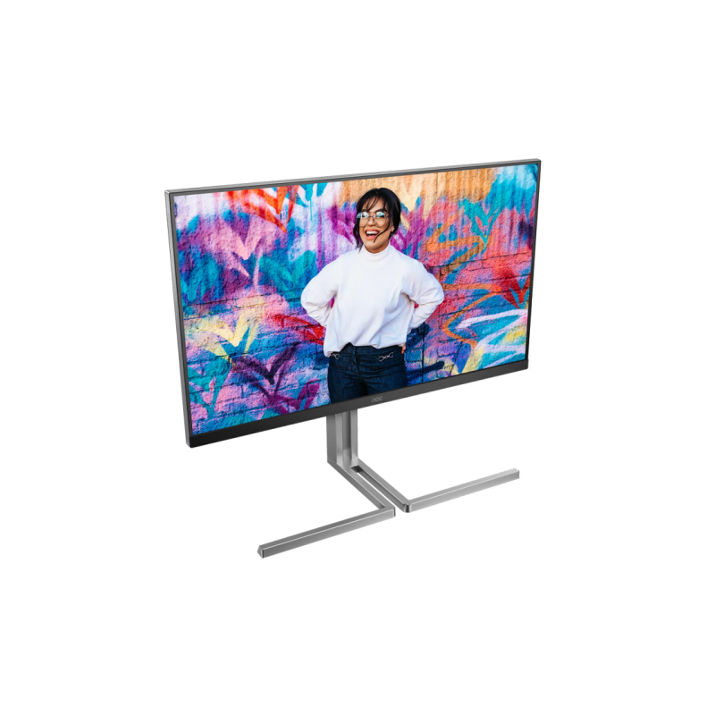 32" AOC U32U3CV,Black,IPS,3840x2160,60Hz,Adaptive Sync,4ms,400cd,HDR400,HDMI+DP+USB+TypeC,Spkrs,Pivot
