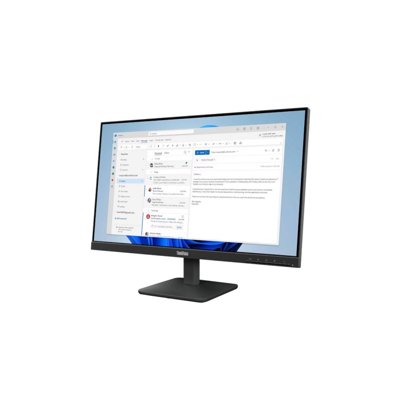 Monitor Lenovo ThinkVision S24-4e, Black