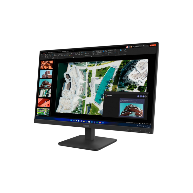 27" LENOVO ThinkVision S27-4e, Black, IPS, 1920x1080, 100Hz, 4ms, 300cd, CR1500:1, D-Sub+HDMI