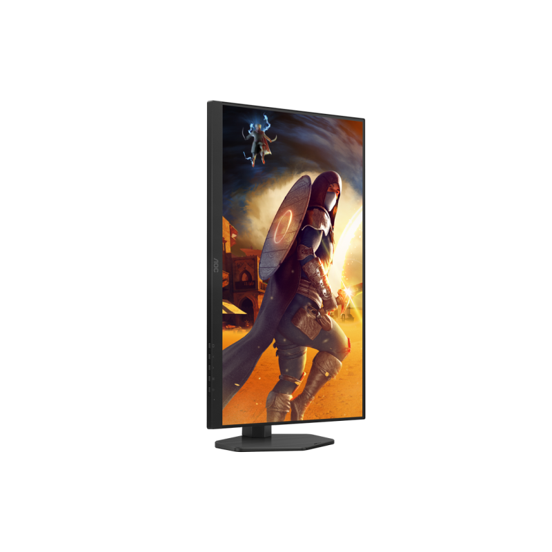 27" AOC Q27G4ZR, Black, IPS, 2560x1440, 240Hz, AdaptiveSync, 0.3msMPRT, 400cd, HDR400, HDMI+DP, Spkrs, Pivot