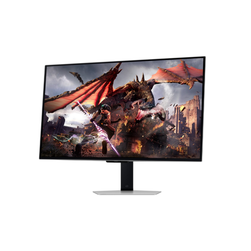 31.5" SAMSUNG Odyssey G8 G80SD,Silver,OLED,3840x2160,240Hz,G-Sync+FreeSync,0.03msGTG,250cd,DP+HDMI+USB,Spkrs,