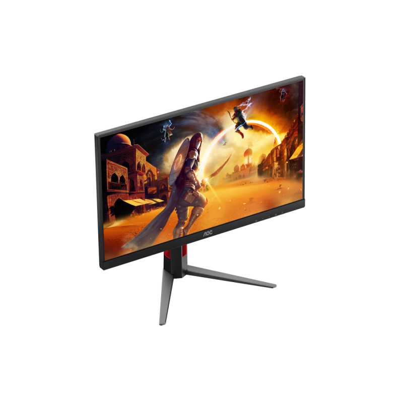 27" AOC 27G4HA, Black, IPS, 1920x1080, 200Hz, AdaptiveSync, 0.5msMPRT, 300cd, HDR10 ,HDMI+DP, Spkrs, Pivot