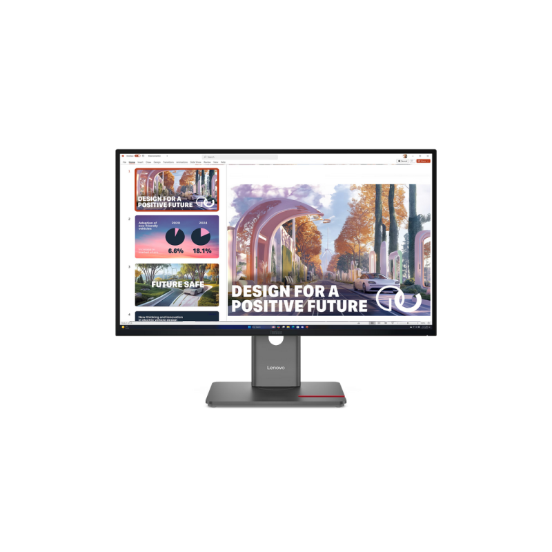 Монитор Lenovo ThinkVision P27QD-40, Black