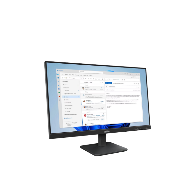 Monitor Lenovo ThinkVision S24-4e, Black