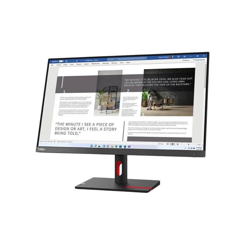 Монитор Lenovo ThinkVision S27i-30, Black